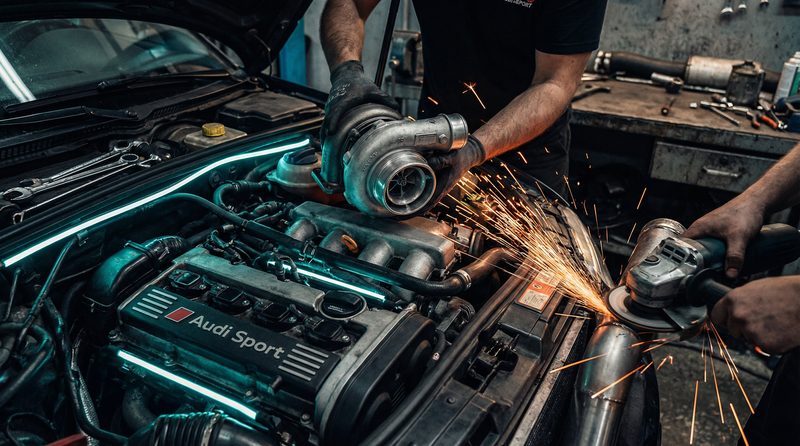 溏心vlog修车视频-涡轮增压改装视频