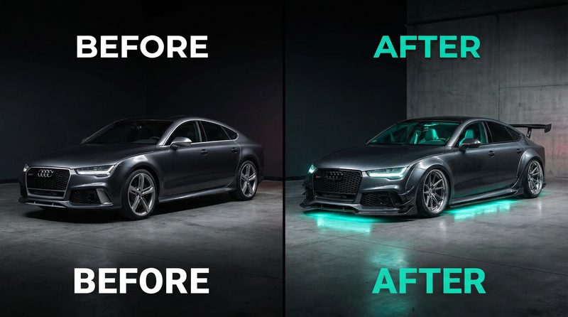 溏心vlog汽车视频-宽体改装视频