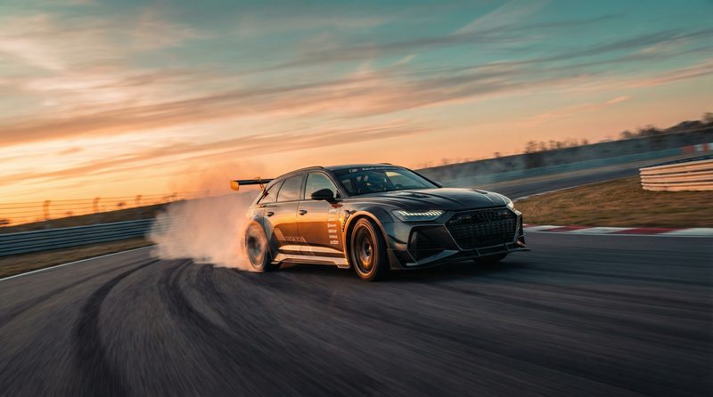 溏心vlog跑车视频-赛道漂移